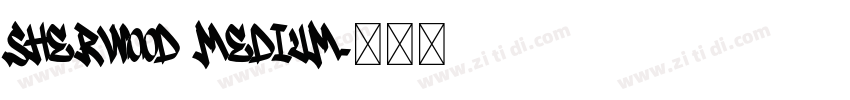Sherwood Medium字体转换